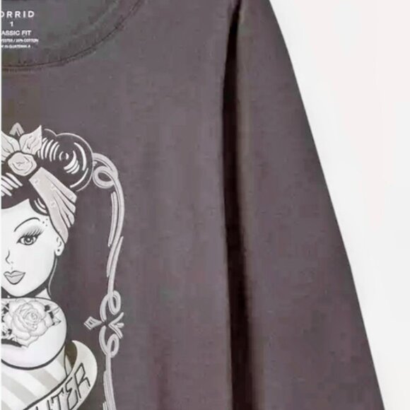 BCA Tattoo Girl Everyday Signature Jersey Crew Neck Long Sleeve Tee - Picture 3 of 5